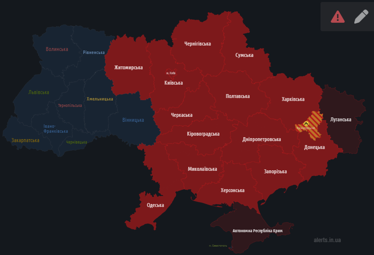 тривога в Україні 5 травня